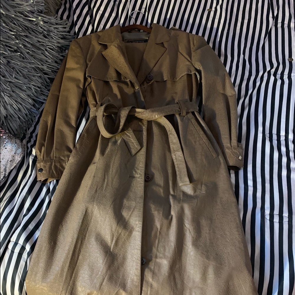 CUSTOM TAILORED LEATHER SNAKE PRINTED SUIT